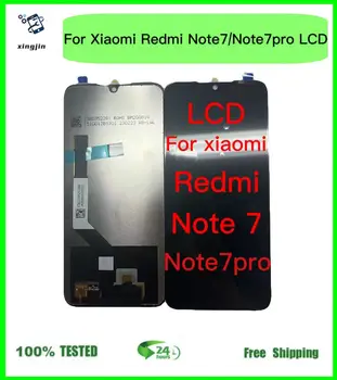 100% Bandymo Ekranas Xiaomi Redmi 7 Pastaba LCD Ekranas Touch Panel Jutiklis skaitmeninis keitiklis Asamblėjos Redmi 7 Pastaba Pro LCD Ekranas