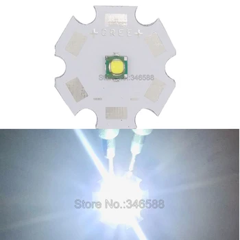 10vnt CREE XPG XP-G 5W LED Didelės Galios LED Apšvietimas Spinduolis Diodų šaltai Balta 6000-6500K su 8mm 12mm kaip 14mm 16mm 20mm PCB Heatsink