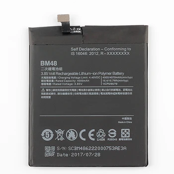 10vnt/daug mobiliųjų telefonų Baterijos BM48 už Xiaomi 2 Pastaba Note2 Telefonas pakeitimo 4000mah Li-ion battery
