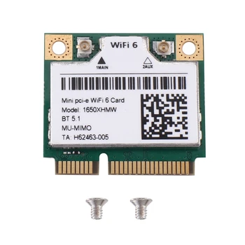 1650X 1650XHMW AX200 Wifi Card Dual Band 2400Mbps Bluetooth 5.1 Mini Pcie Gigabit ethernet Belaidžio ryšio Adapteris Kortelės Palaikymas Win11