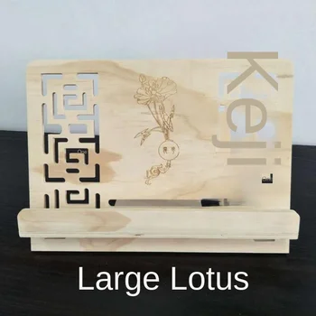 1Pc Kinų Stiliaus Išskirtinį Lotus Šilą Muzikos Rezultatą Lentynos Skaityti Stovėti Stalo Vertikalus Tipas Recitation Lentynos