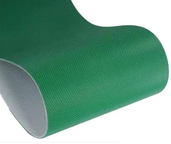 2VNT 2200x100x2mm PVC Žalios Deimantų Modelio Tinklelis Aikštėje, Konvejerių juostos, Pramonės Diržas