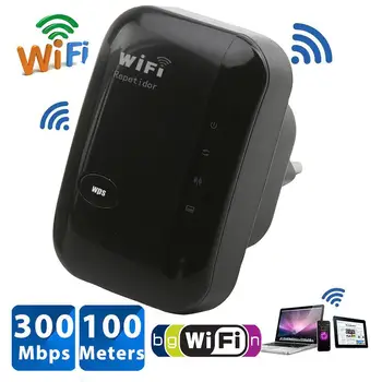 Belaidžio WiFi Kartotuvas Wifi Extender 300Mbps WiFi Stiprintuvas Wi Fi Stiprintuvas Ilgo Nuotolio Repiter 
