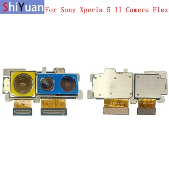 Galiniai Pagrindinis Priekinė Kamera Flex Kabelis Sony Xperia 5 II Atgal Didelis Mažas Fotoaparatas Flex atsarginės Dalys