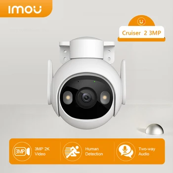IMOU Cruiser 2 PTZ Wi-fi IP Kamera Lauko IP66 atsparus oro Smart Spalva Naktinio Matymo Žmogaus Aptikimo 