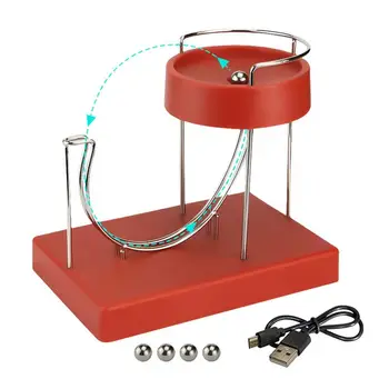 Kinetinio Meno Perpetuum Mašina Žaislas Fizikos Mokslo Įtaisą Darbastalio Apdaila Žaislai Non-Stop Valcavimo Kamuolys Žaislai Balansas