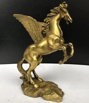 Kinija žalvario skristi arklių amatų statula