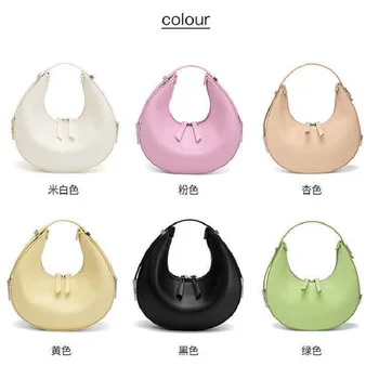 Korėjos sprogimo nišą dizaino osoi maišelį pusmėnulio maišelį piniginės ir rankinės, natūralios odos rankinė moterims moterims krepšys