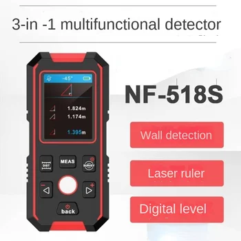 noyafa NF-518S Naujas Smart Lazerinis tolimatis tipo Atstumo Matuoklis Elektroninė Ruletė Skaitmenine Liniuote daugiafunkcį 3in1 Detektorius svyruoja