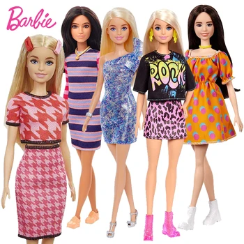 Originalias Barbie Lėles Fashionista Įvairių Stilių, Mados Mergaičių Lėlės Priedai Girl Vaikams Žaislai Vaikams Namas Brinquedos