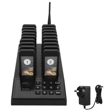 SU-666 Skambina nuotolinio valdymo Sistema 433.92 MHz Didelio Jautrumo 999-kanalo Restoranas pranešimų gaviklio Belaidžio Miestelyje pranešimų gaviklio Svečių radijo Ieškos Sistema