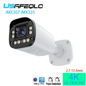 Veido 2.7-13.5 mm 5X Bullet Kameros H. 265 5MP IMX335 IMX307 Dviejų krypčių Garso, IP Stebėjimo kamerų sistemos Vaizdo stebėjimo kamerų Vaizdo Stebėjimo