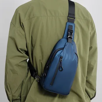 Vyrų krūtinės maišelį naujas mados vienos pečių Lauko Sporto, Laisvalaikio Multi Funkcinis Crossbody Krepšys