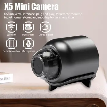 X5 Kūdikio stebėjimo 1080P Saugumo vaizdo Kamera Belaidė IP Kamera Smart Home Wifi Kamera