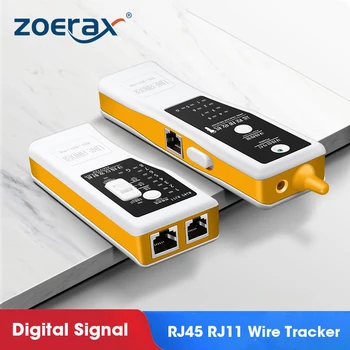 ZoeRax RJ11 RJ45 Cat5 Cat6 Telefono Laido Tracker Skaitmeninio Signalo aptikimo funkcija, 
