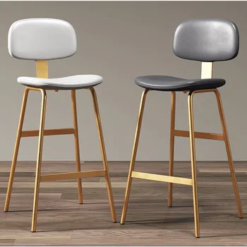 Šiaurės Šalių Šiuolaikinės Metalinės Kėdės Patogios Kėdės, Baro Kėdės Atsitiktinis Atlošas, Baro Kėdės Baldų Dizaineris Meuble Namų Apyvokos Daiktai