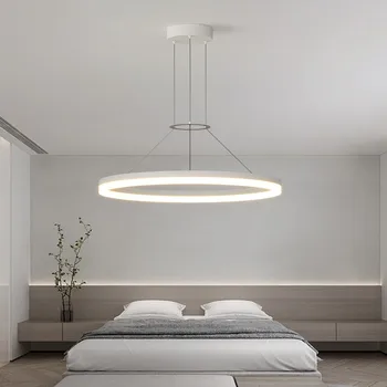 Šiuolaikinių LED Pakabukas Šviesos Valgomasis Gyvenamasis Kambarys Miegamasis Minimalistinio Turas Lubų Kabantys Šviestuvai, Interjero Šviestuvai