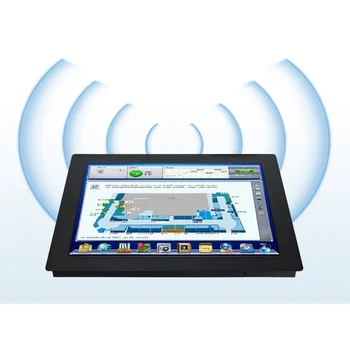 14 15.6 17.3 Colių Pramonės Kompiuterio Įterptųjų Tablet Skydelis All-in-one PC su Atspariu Jutikliniu Ekranu, Core i7-7500U už Win10Pro