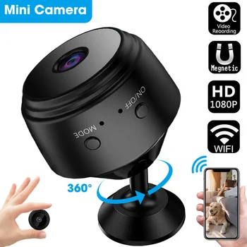 A9 Mini Kamera 1080P HD IP vaizdo Kamera Balso, Vaizdo Apsaugos Belaidė Mini vaizdo Kameros, Stebėjimo Kameros, Mobilusis Telefonas Wifi Kamera
