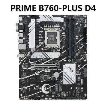 ASUS PRIME B760-PLIUS D4 Intel B760 LGA 1700 ATX pagrindinė Plokštė PCIe 5.0, 3 PCIe 4.0 M. 2 Slots, DDR4, 