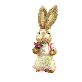 Cute Rabbit Žaislas Statula Derliaus Saldus Žaislai Kambario Dekoro Amerikos Velykų Namų Dekoro Statulos Stalas Geriausią Vaikų Gimtadienio Dovana