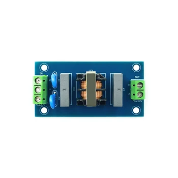 EMI Filtras Garso Stiprintuvas Filtro Lizdo 220V 2A EMI Filtras Modulis Power Board Sumažinti Aukšto Dažnio Elektromagnetinių Trukdžių