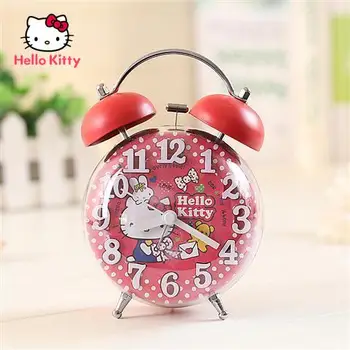 Hello Kitty mielas vaikams, cartoon mergina širdies žadintuvas paprasta kūrybinių mados studentas išjungti naktiniai asmenybės laikrodis
