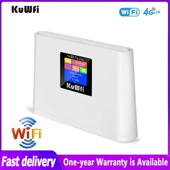 KuWFi 4G SIM WIFI Router 150Mbps Wireless Maršrutizatorius RU/Korėja/Ispanija/Prancūzija Atrakinta Pasaulio FDD/TDD Maršrutizatorius, Modemas Su Sim Kortele
