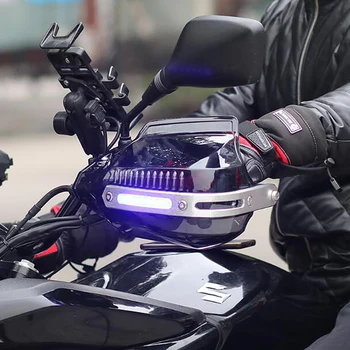 Motociklo Rankenos Apsaugos Handguard Rankenos Rankų apsaugos, su LED Šviesos Ktm Antis 125 200 390 790 Exc 250 450 520 2002