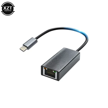 Nintendo Jungiklis Tinklo Adapteris USB 3.0 Tipo C iki Gigabit Ethernet RJ45 LAN Konverteris 10/100/1000 Mbps Ethernet Palaiko