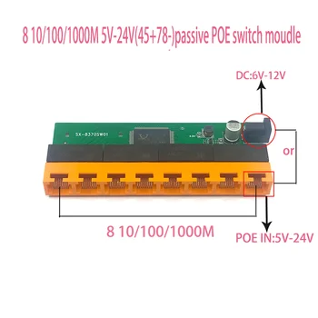OEM Naujas modelis 8 Port Gigabit Desktop Switch RJ45 Ethernet Switch 10/100/1000mbps Lan, Gigabit switch rj45 tp-link