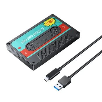 USB3.1 Kietojo Disko Atveju VSD Lauke Kasetės Juosta Skaidri Kieto Disko Dėžutė 2,5
