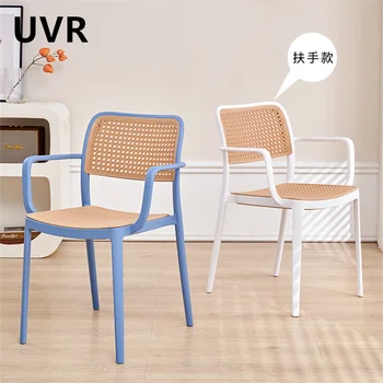 Uv spinduliuotė Naujos Valgomojo Kėdės Namuose Imitacija Rotango Plastikinės Kėdės Gali Būti Sukrauti Atgal Kėdės Laisvalaikio Biuro Kėdės Restoranas Kėdės